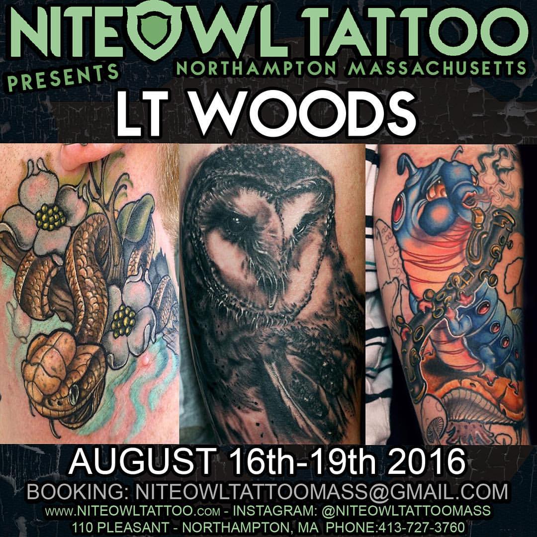 You are currently viewing GUEST SPOT @ NITE OWL TATTOO, NORTHAMPTON, MA